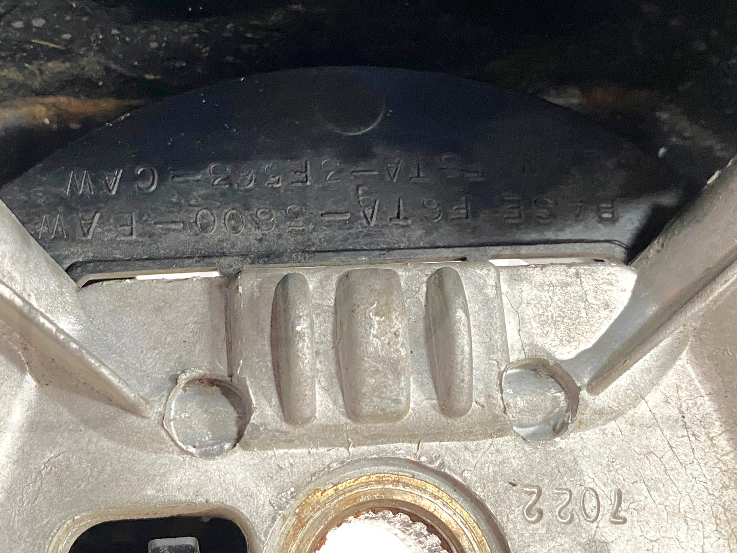 92-97 Ford F250 F350 Steering Wheel Black OEM