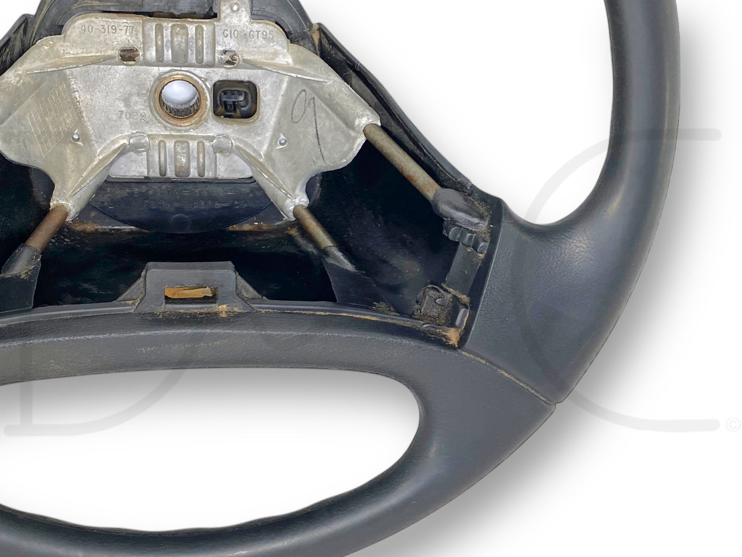 92-97 Ford F250 F350 Steering Wheel Black OEM