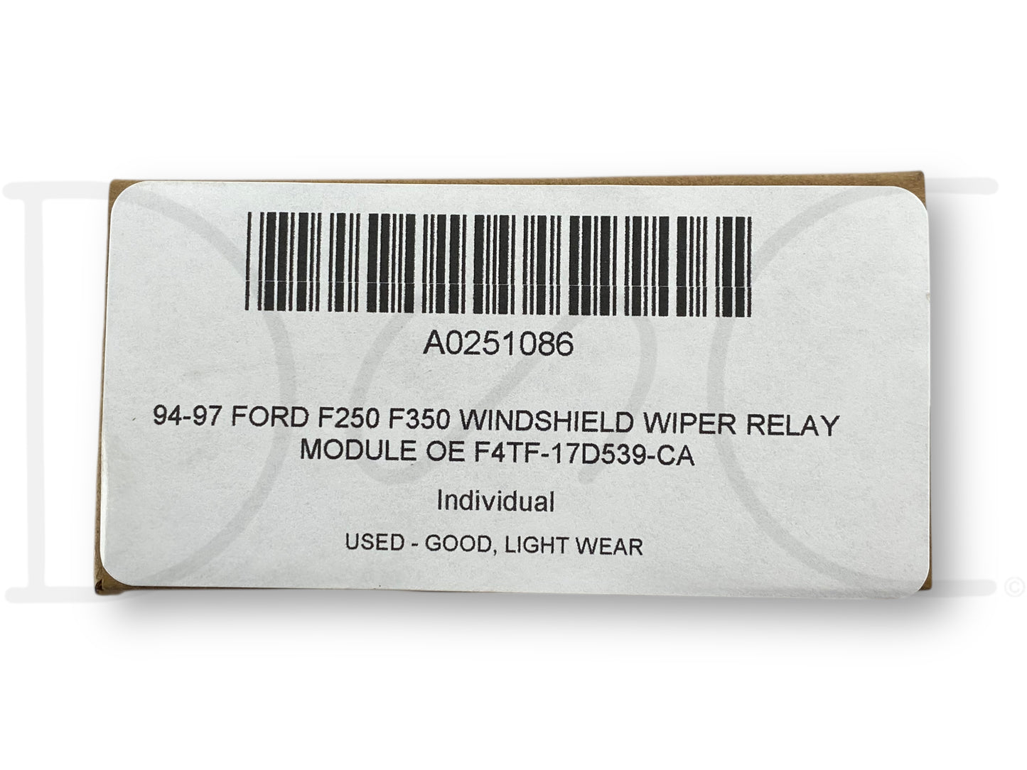 94-97 Ford F250 F350 Windshield Wiper Relay Module OE F4Tf-17D539-Ca