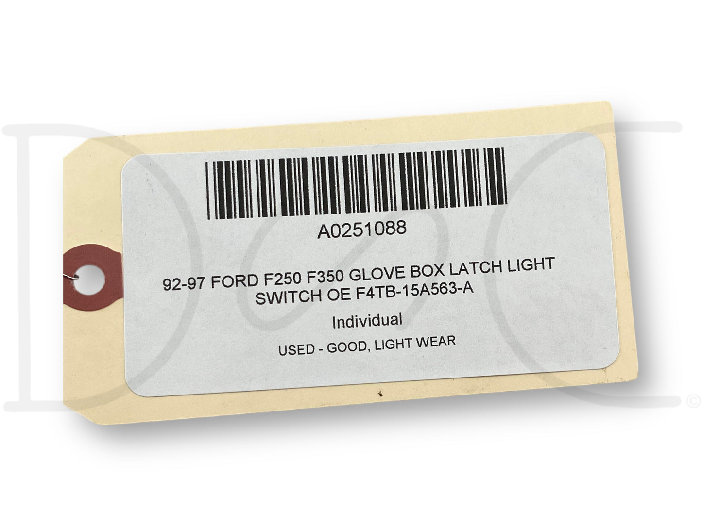 92-97 Ford F250 F350 Glove Box Latch Light Switch OE F4Tb-15A563-A