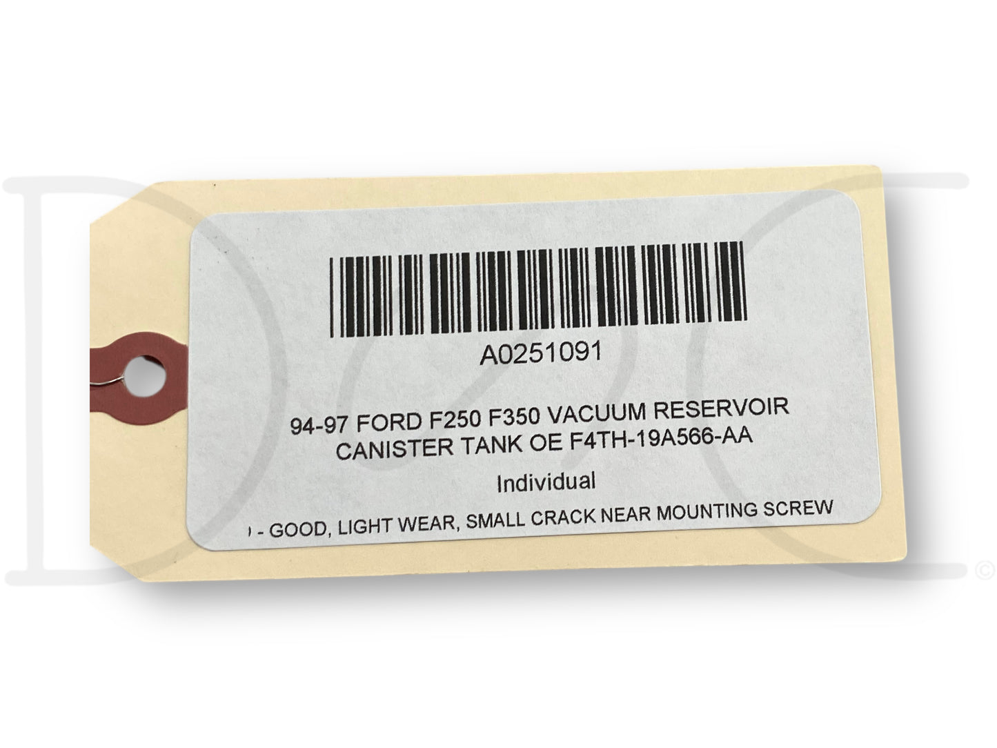 94-97 Ford F250 F350 Vacuum Reservoir Canister Tank OE F4Th-19A566-Aa