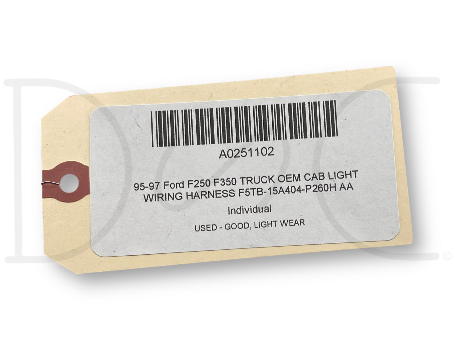95-97 Ford F250 F350 Truck OEM Cab Light Wiring Harness F5Tb-15A404-P260H Aa