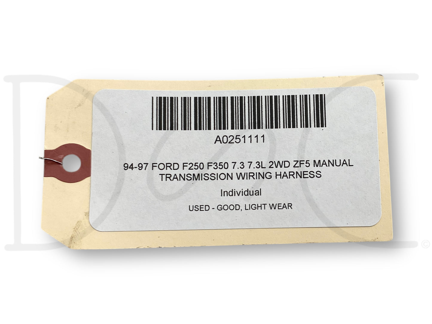 94-97 Ford F250 F350 7.3 7.3L 2WD ZF5 Manual Transmission Wiring Harness