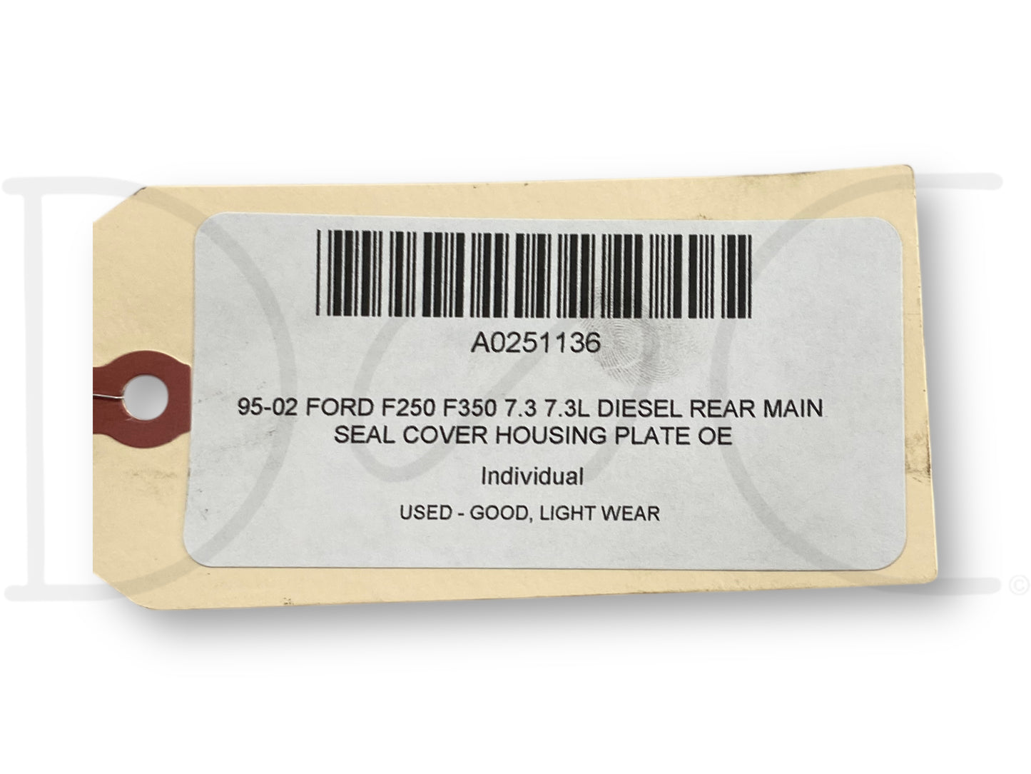 95-02 Ford F250 F350 7.3 7.3L Diesel Rear Main Seal Cover Housing Plate OE
