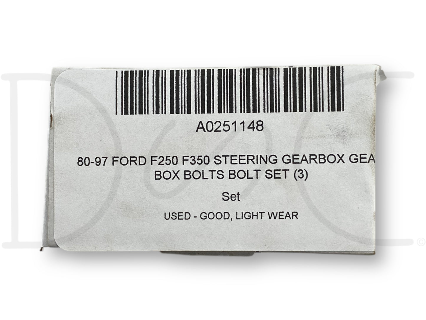 80-97 Ford F250 F350 Steering Gearbox Gear Box Bolts Bolt Set (3)