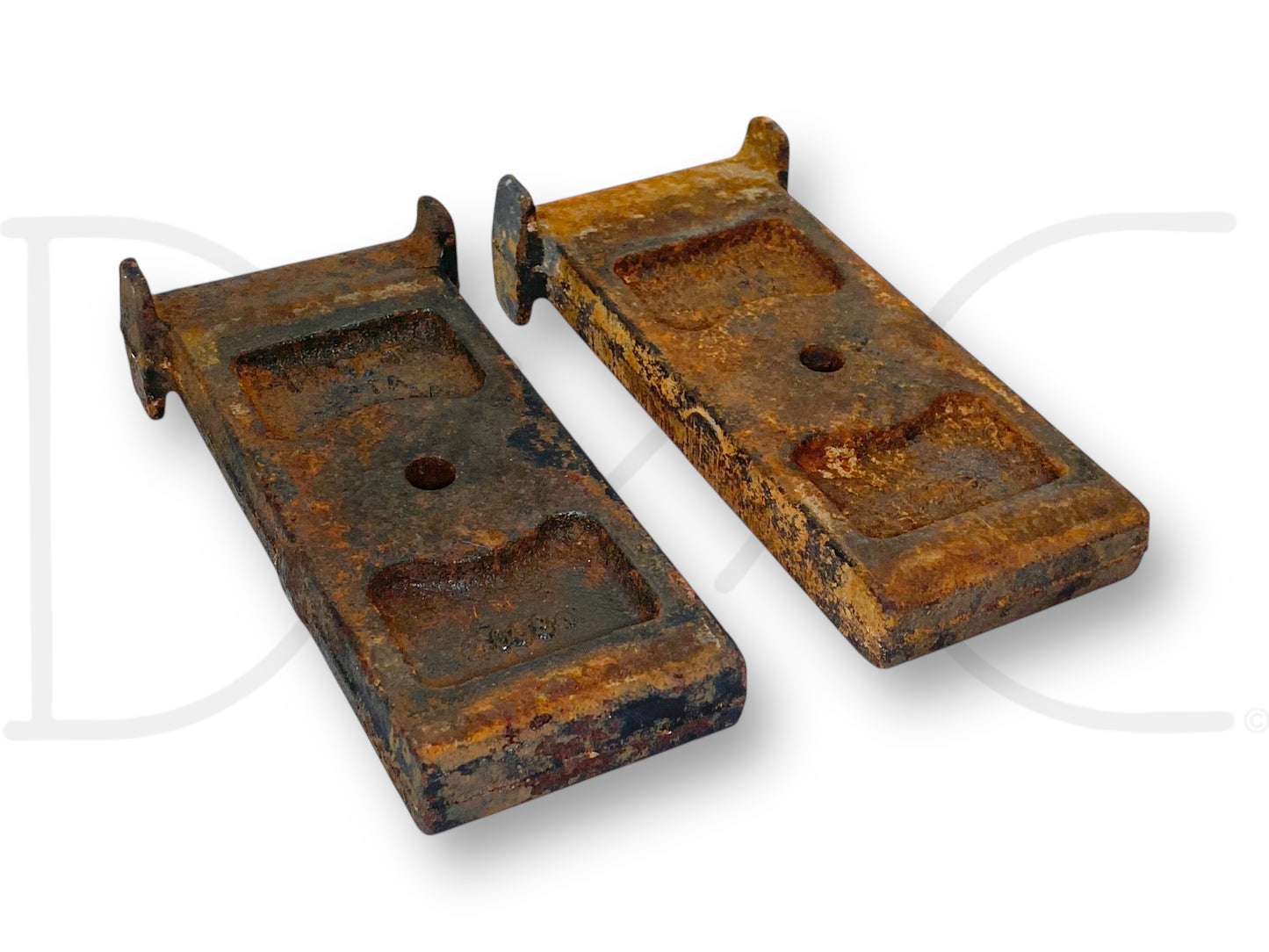 88-97 Ford F450 Rear Auxiliary Leaf Spring Spacer Mount Set E8Ta-5594-Aa