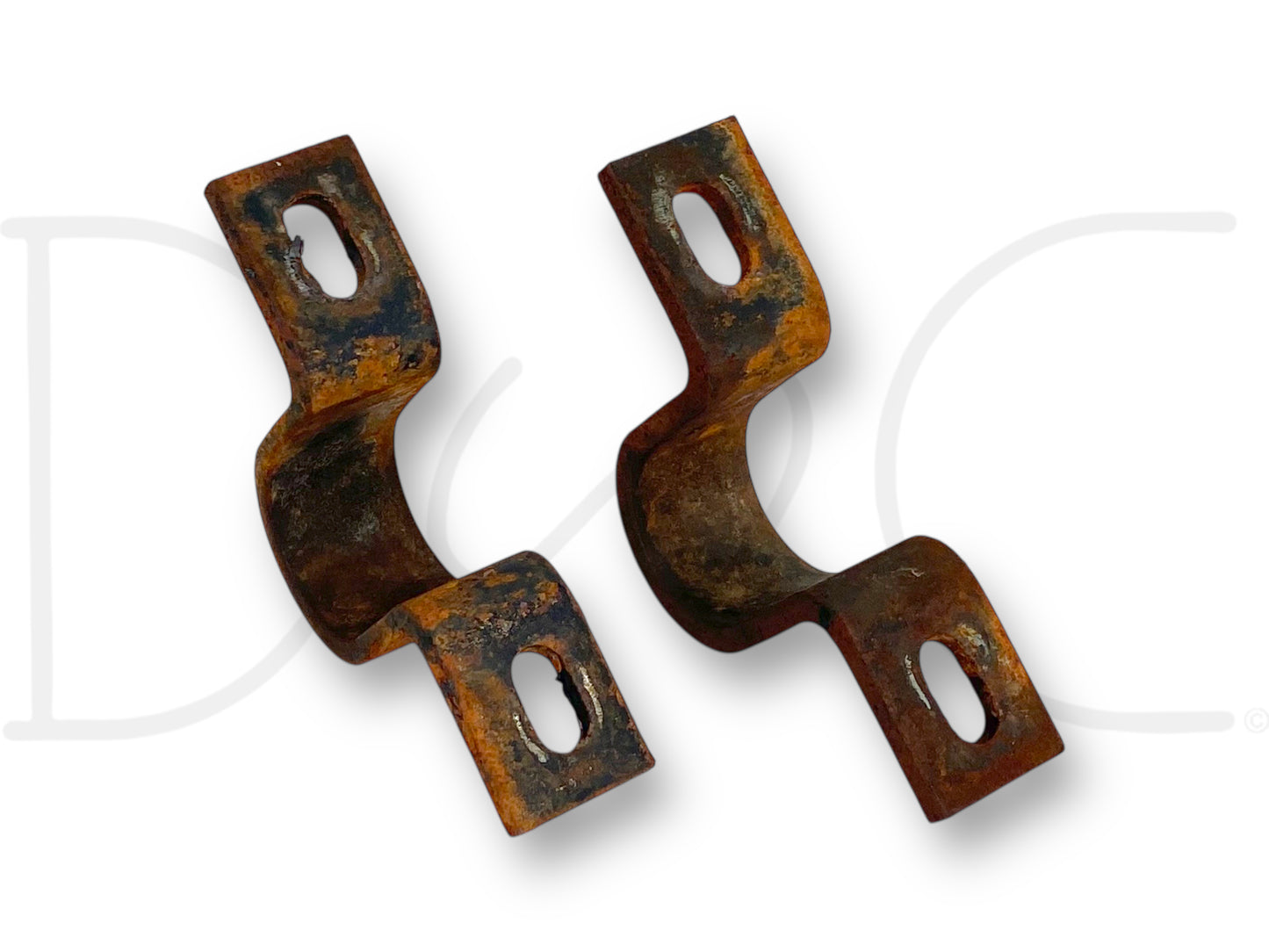 88-97 Ford F450 F-Superduty Rear Axle Stabilizer Sway Bar Mount Bracket Set