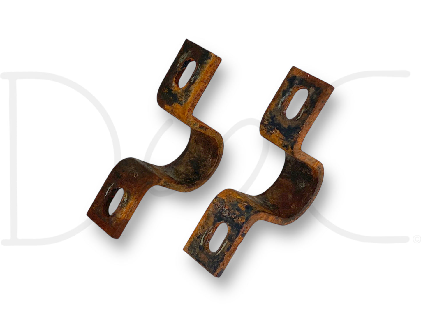 88-97 Ford F450 F-Superduty Rear Axle Stabilizer Sway Bar Mount Bracket Set