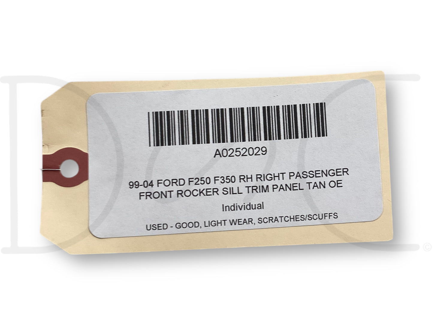 99-04 Ford F250 F350 RH Right Passenger Front Rocker Sill Trim Panel Tan OE