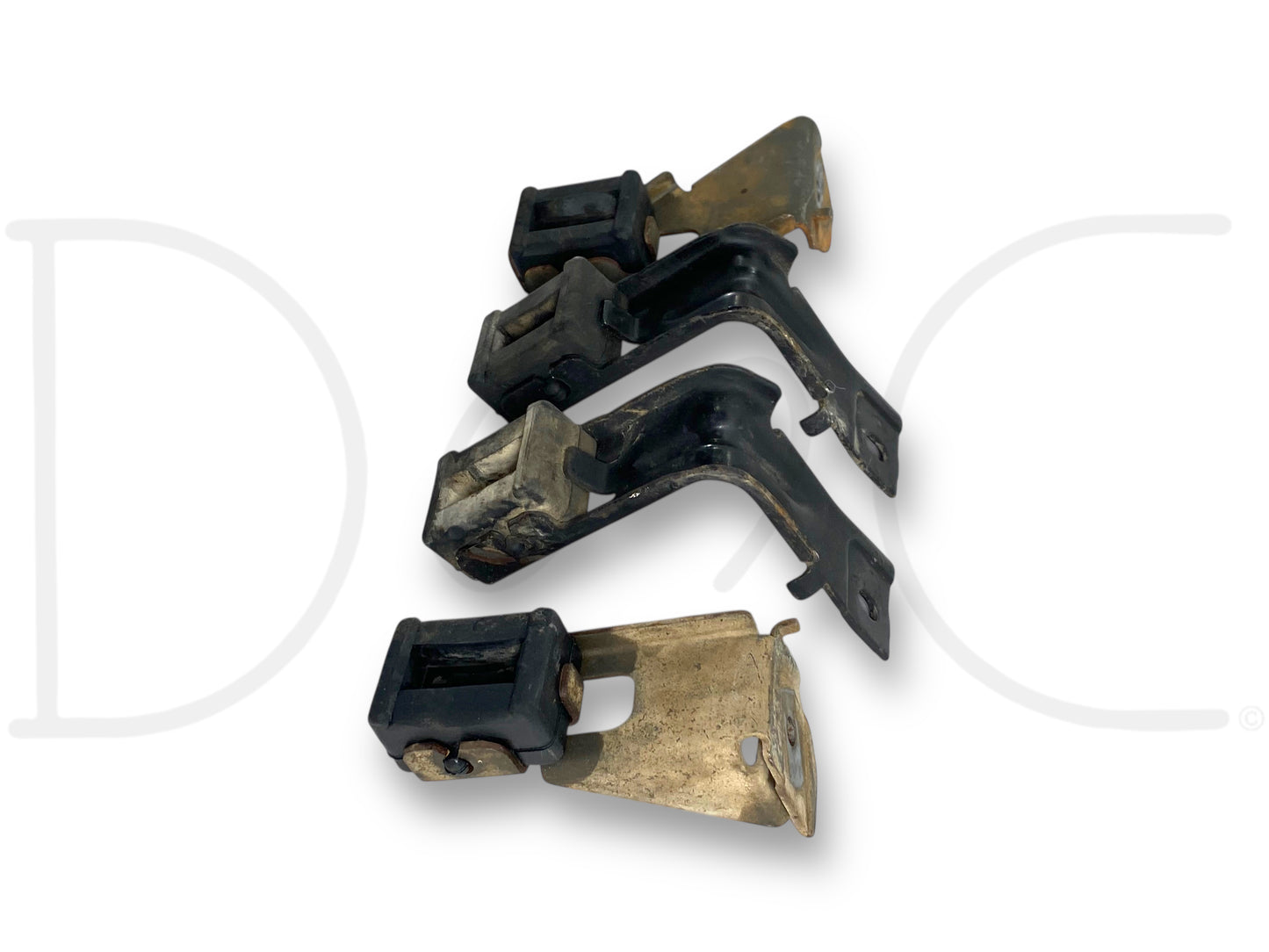 99-03 Ford F250 F350 Super Duty A/C Condenser Upper & Lower Bracket Set OEM