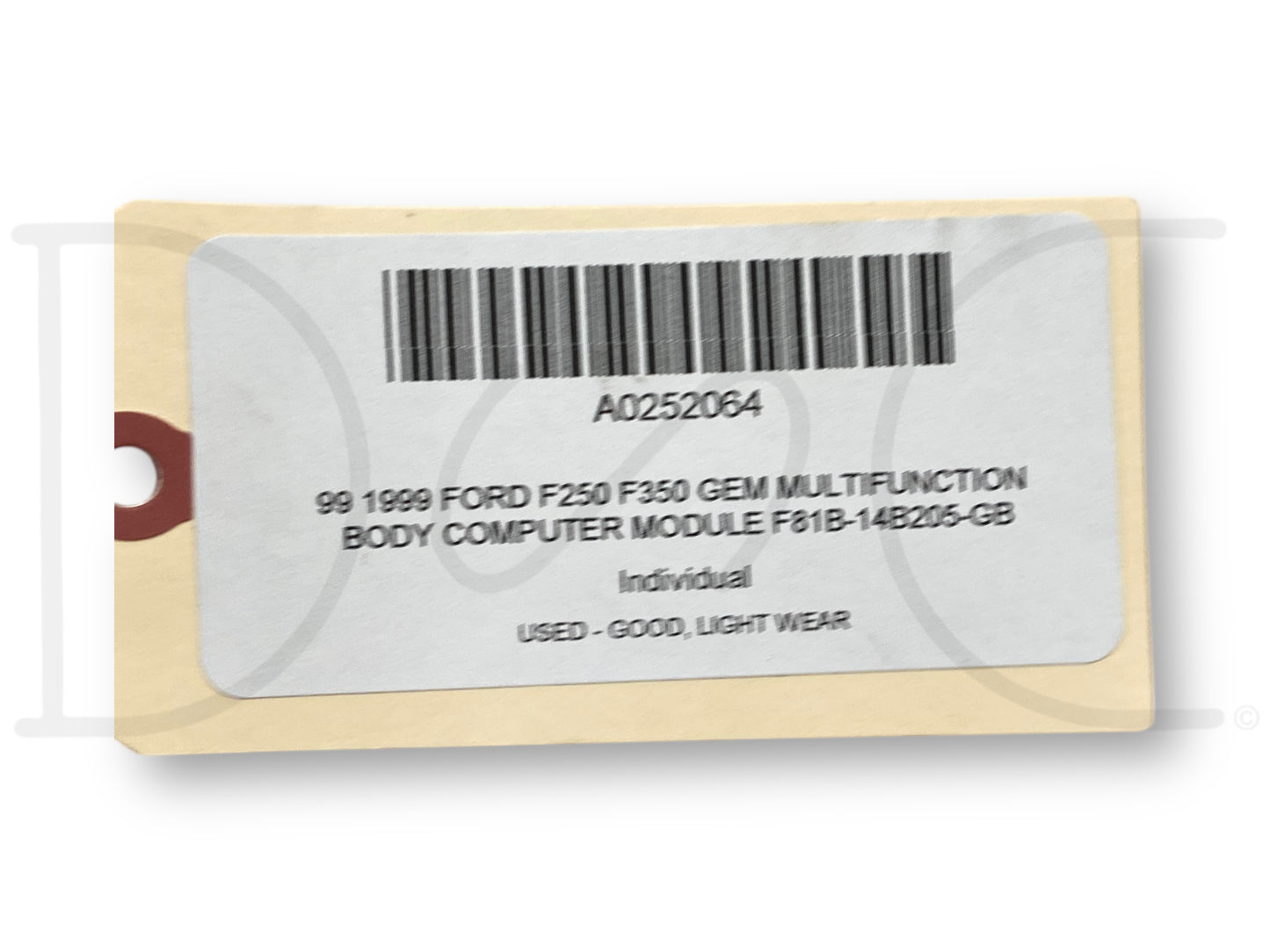 99 1999 Ford F250 F350 GEM Multifunction Body Computer Module F81B-14B205-Gb