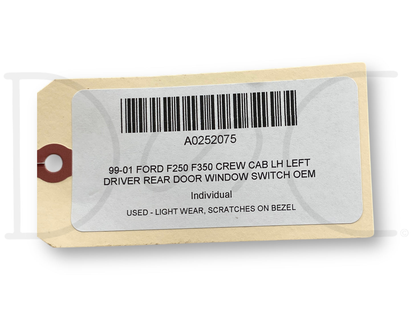99-01 Ford F250 F350 Crew Cab LH Left Driver Rear Door Window Switch OEM *Blem*