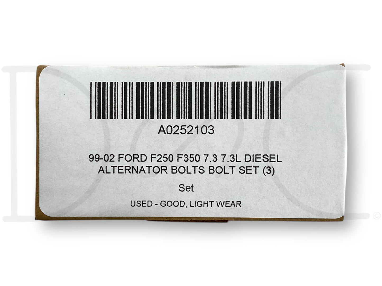 99-02 Ford F250 F350 7.3 7.3L Diesel Alternator Bolts Bolt Set (3)