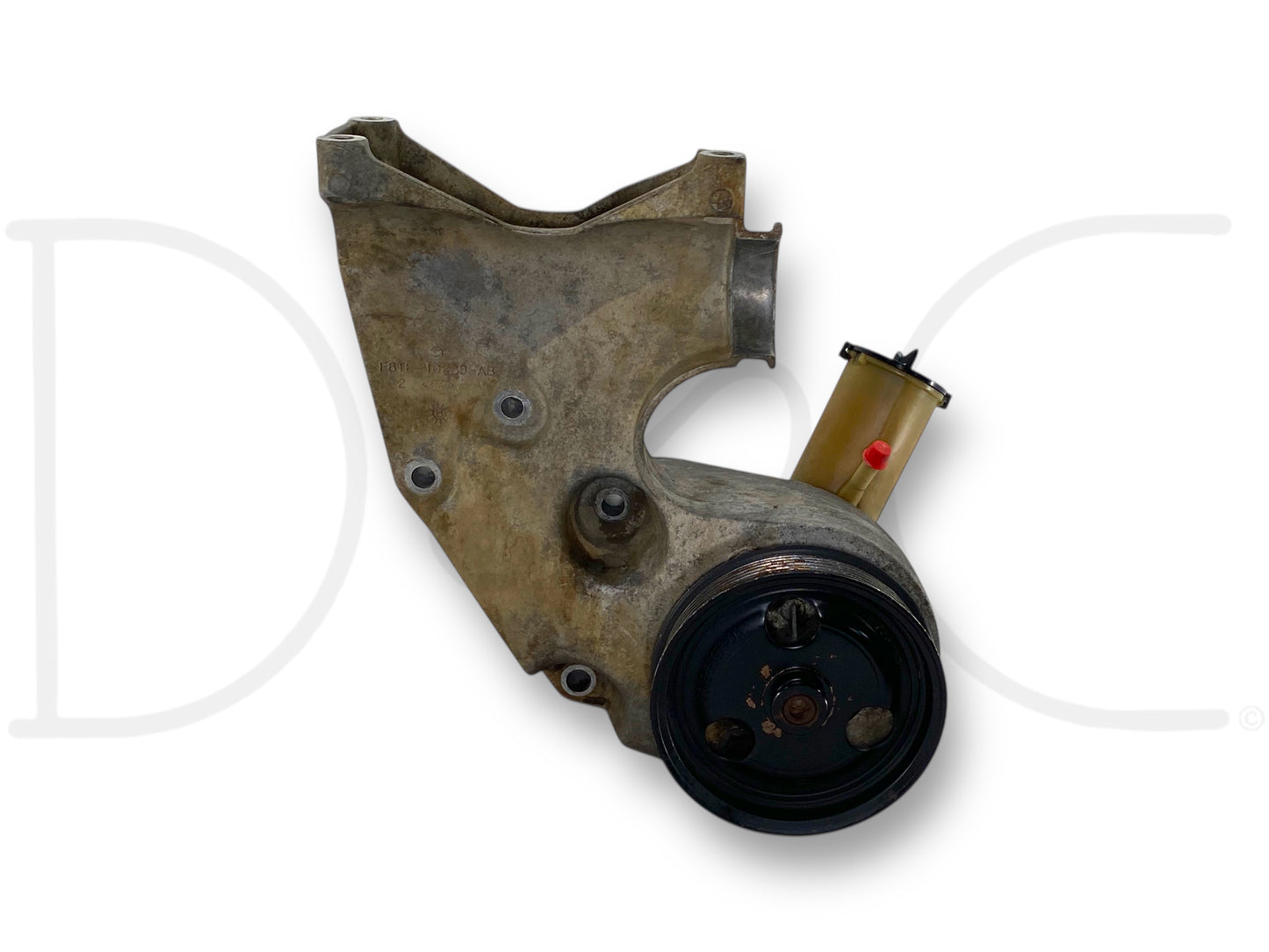 99-02 Ford F250 F350 7.3L Power Steering Pump Alternator Bracket Pulley Assembly