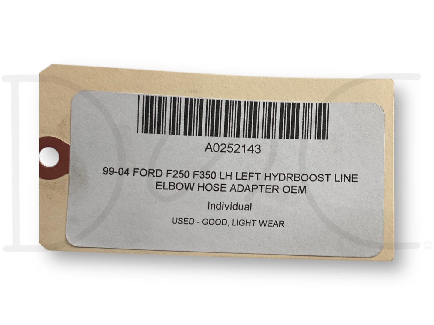 99-04 Ford F250 F350 LH Left Hydrboost Line Elbow Hose Adapter OEM