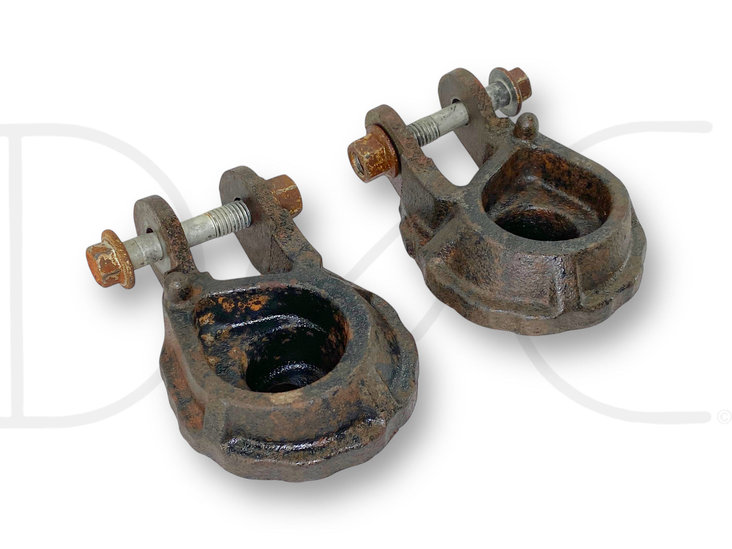99-07 Ford F250 F350 Front Coil Spring Seat Lower Set Left Right 2WD OEM