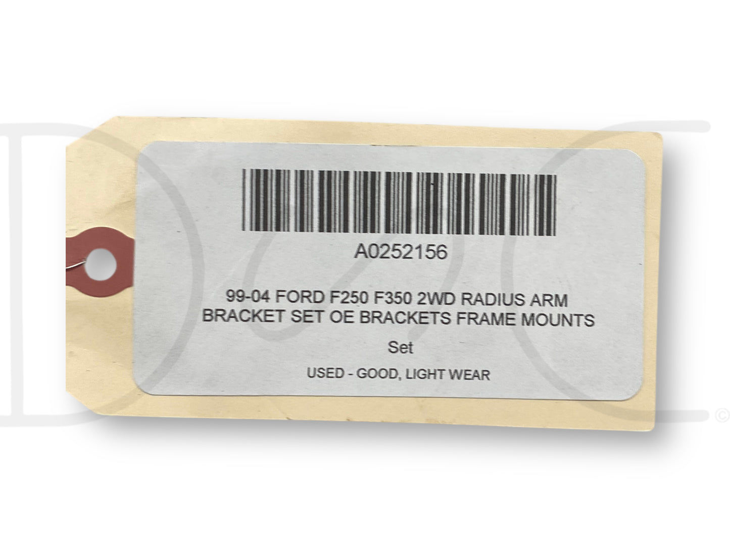99-04 Ford F250 F350 2WD Radius Arm Bracket Set OE Brackets Frame Mounts