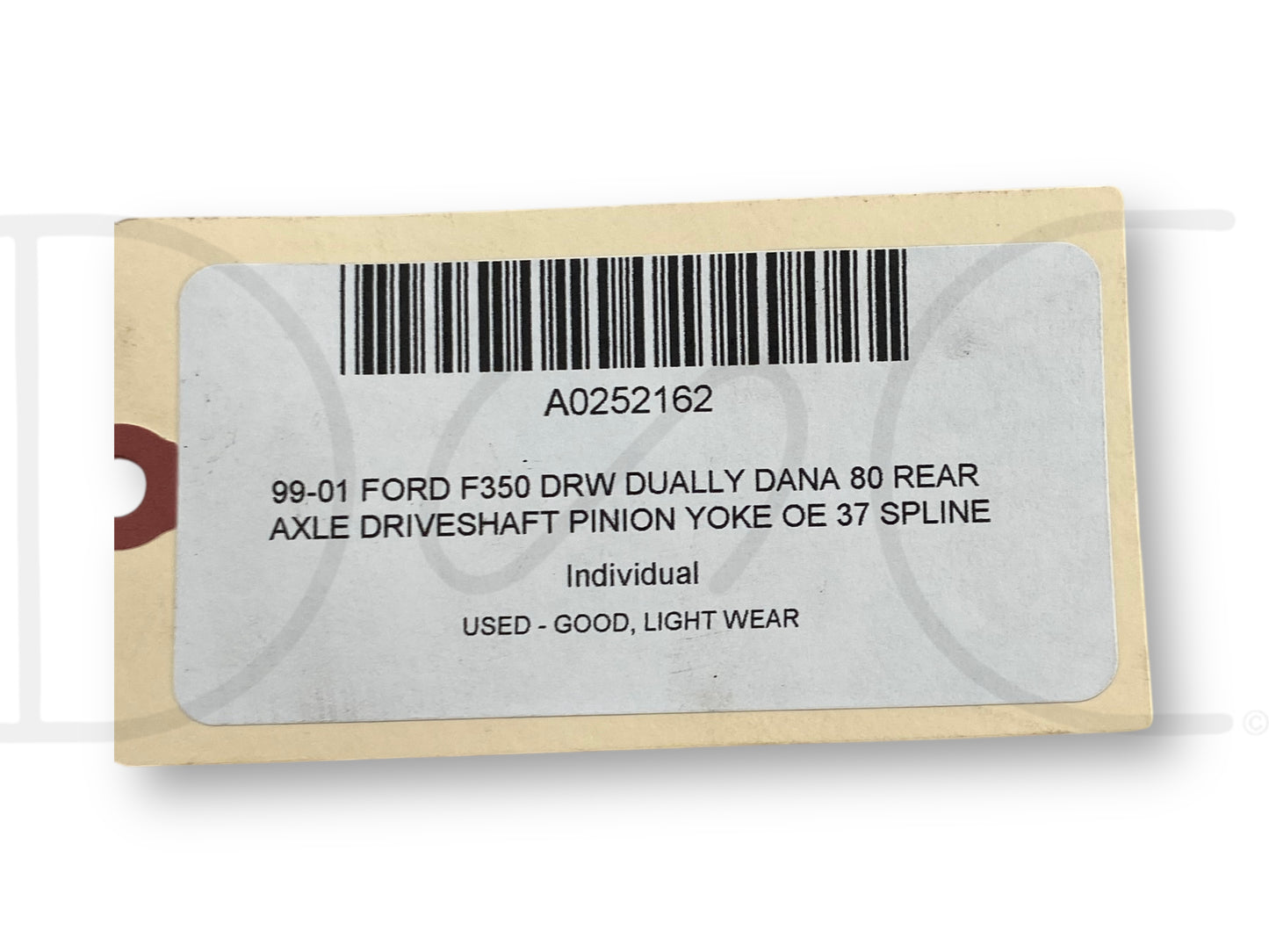 99-01 Ford F350 DRW Dually DANA 80 Rear Axle Driveshaft Pinion Yoke OE 37 Spline
