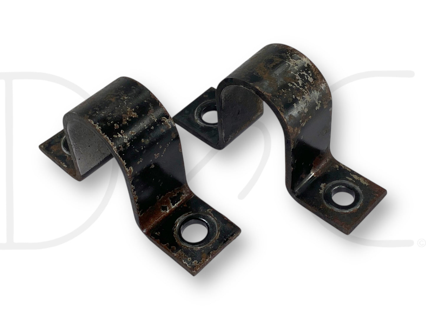 99-04 Ford F350 DRW Rear Axle Sway Bar Stabilizer Mount Brackets OE Bracket Set