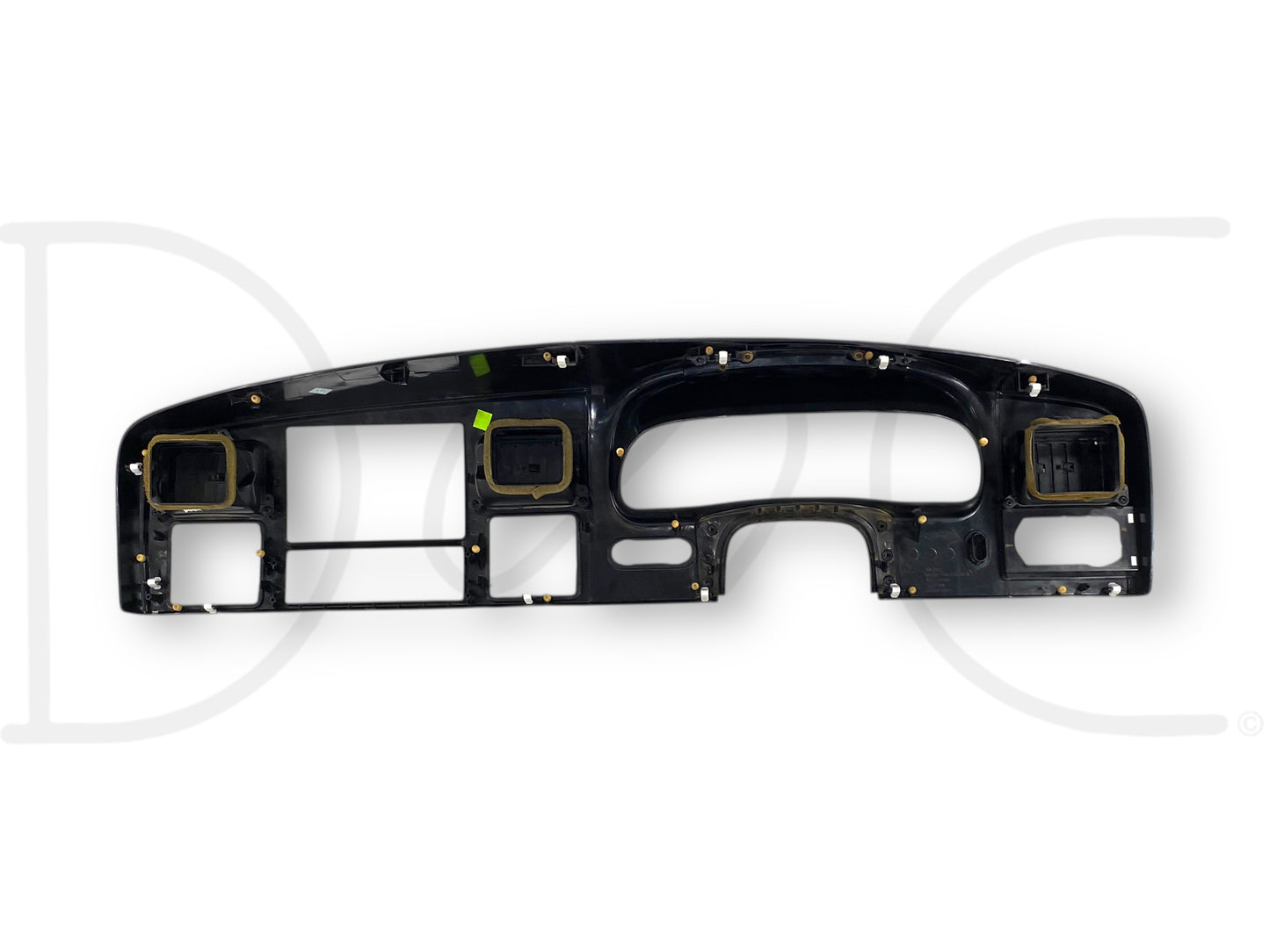 05-07 Ford F250 F350 Lariat Dash Bezel Radio Cluster Trim Panel Black / Wood