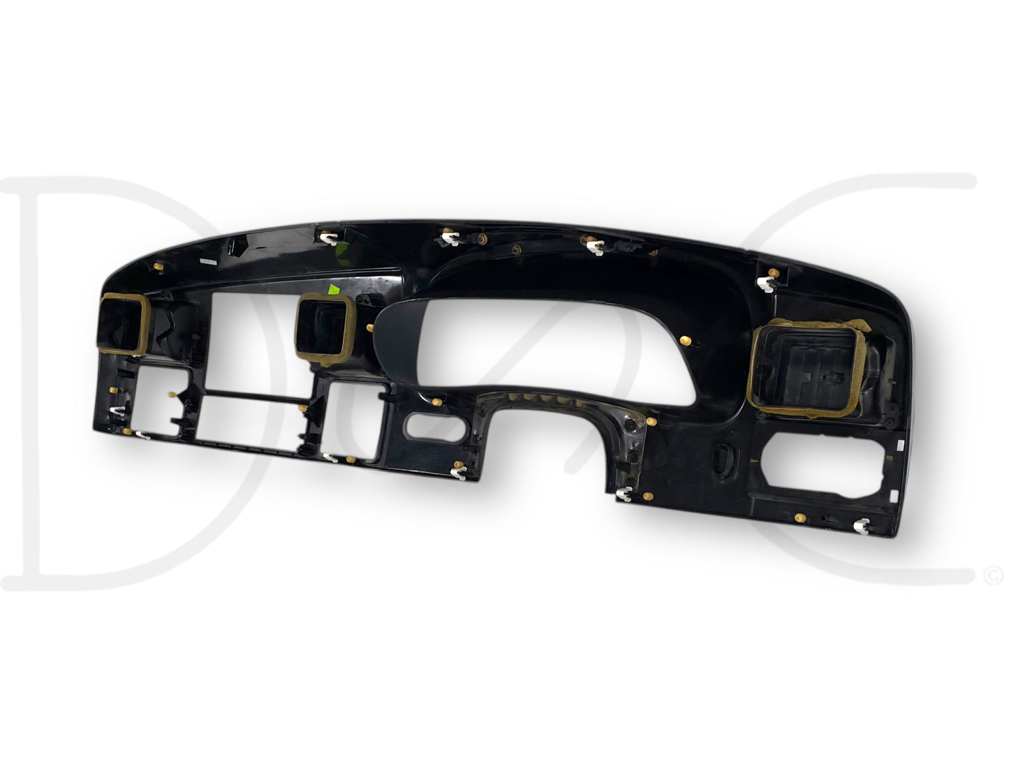 05-07 Ford F250 F350 Lariat Dash Bezel Radio Cluster Trim Panel Black / Wood