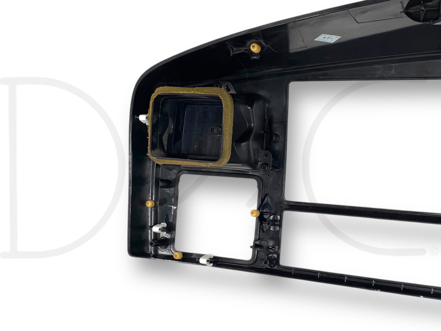 05-07 Ford F250 F350 Lariat Dash Bezel Radio Cluster Trim Panel Black / Wood