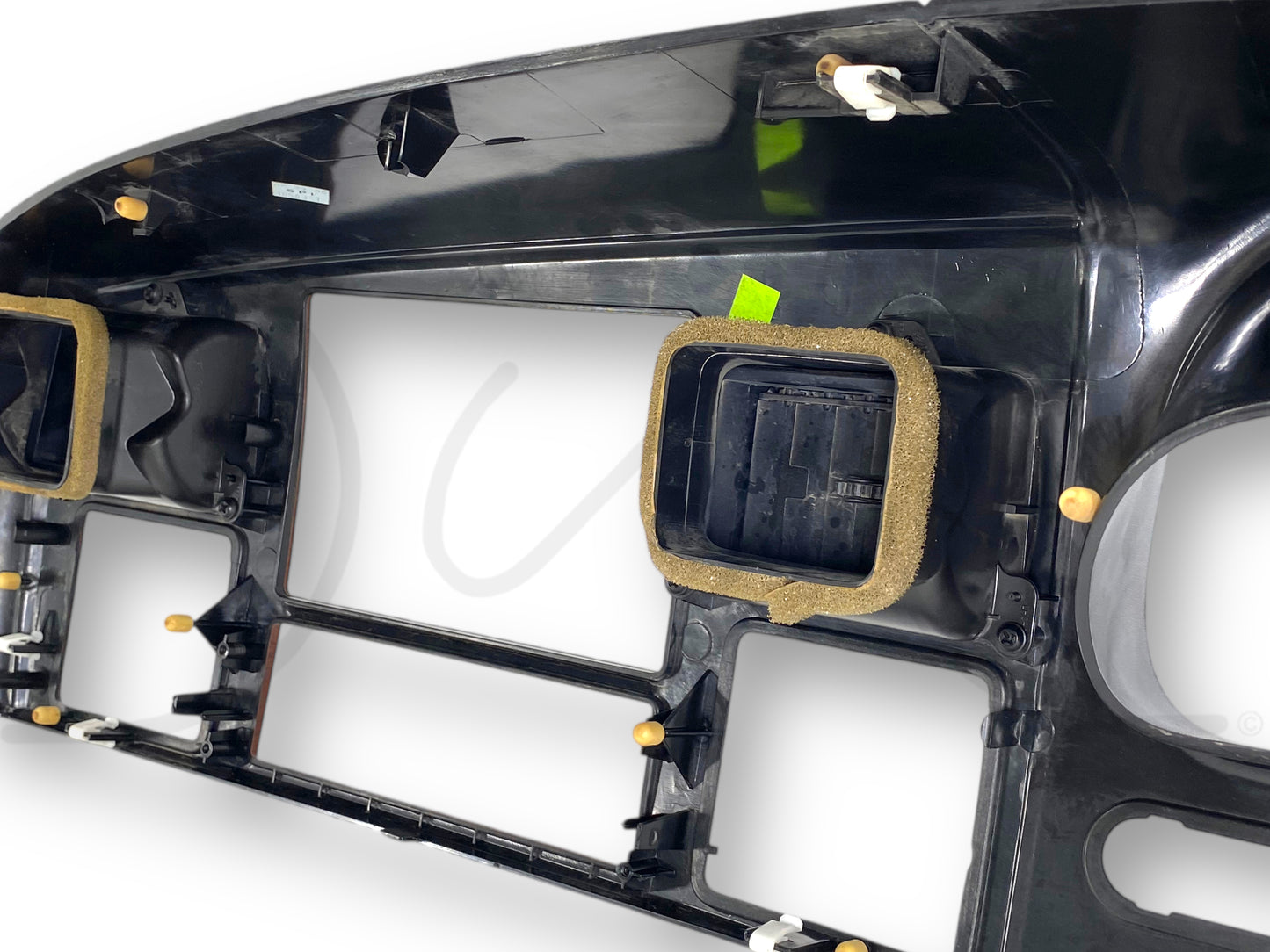 05-07 Ford F250 F350 Lariat Dash Bezel Radio Cluster Trim Panel Black / Wood