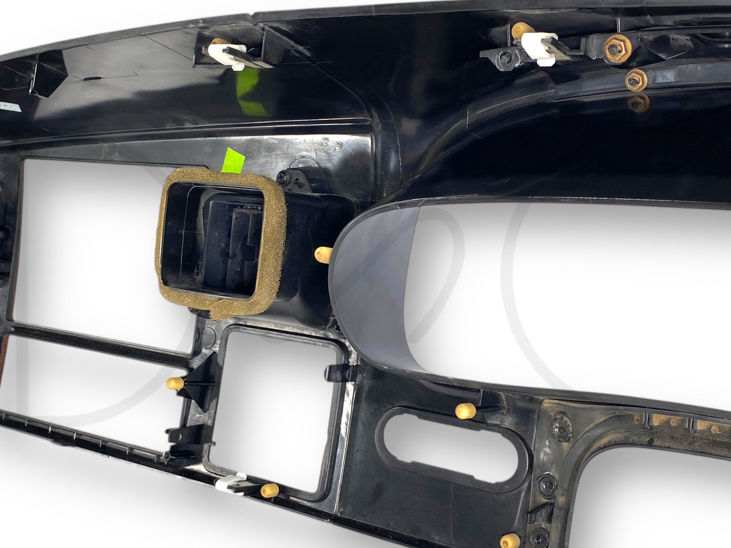 05-07 Ford F250 F350 Lariat Dash Bezel Radio Cluster Trim Panel Black / Wood