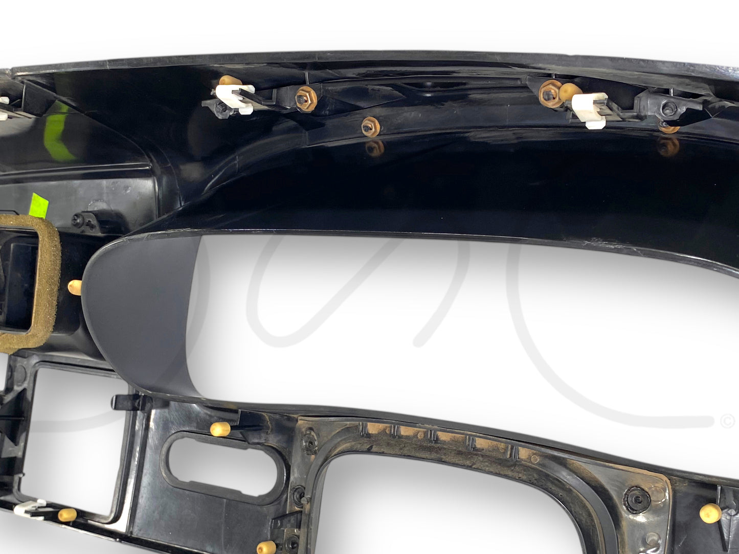 05-07 Ford F250 F350 Lariat Dash Bezel Radio Cluster Trim Panel Black / Wood