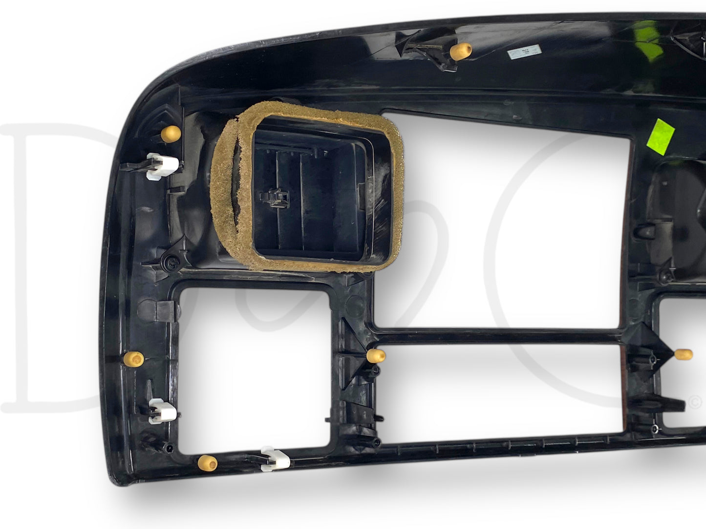 05-07 Ford F250 F350 Lariat Dash Bezel Radio Cluster Trim Panel Black / Wood