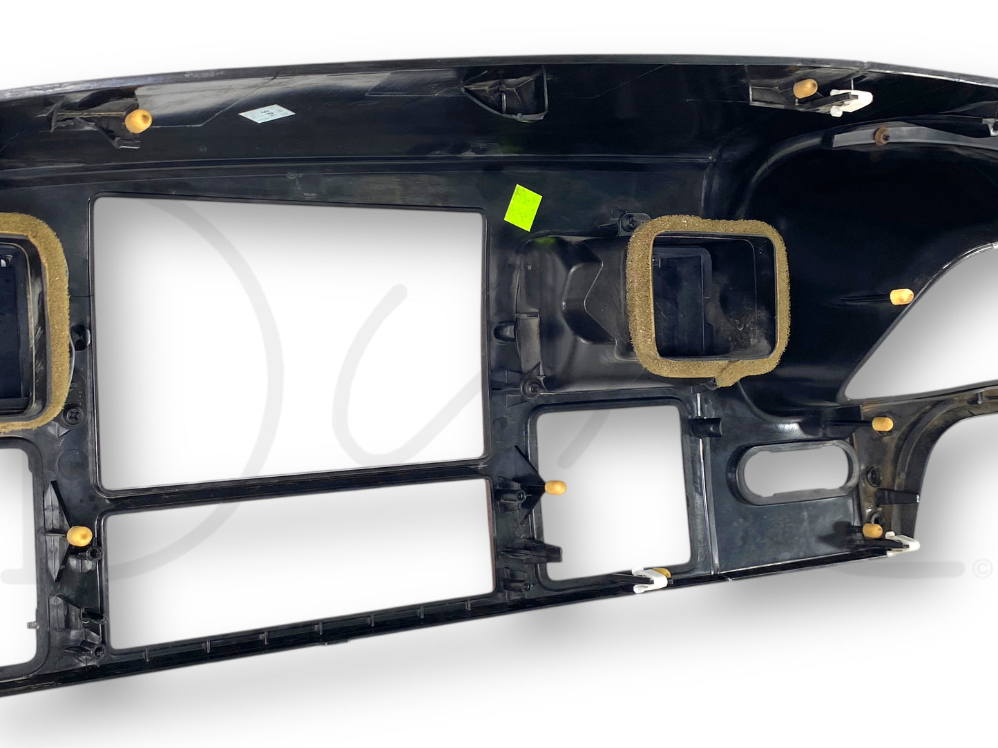 05-07 Ford F250 F350 Lariat Dash Bezel Radio Cluster Trim Panel Black / Wood