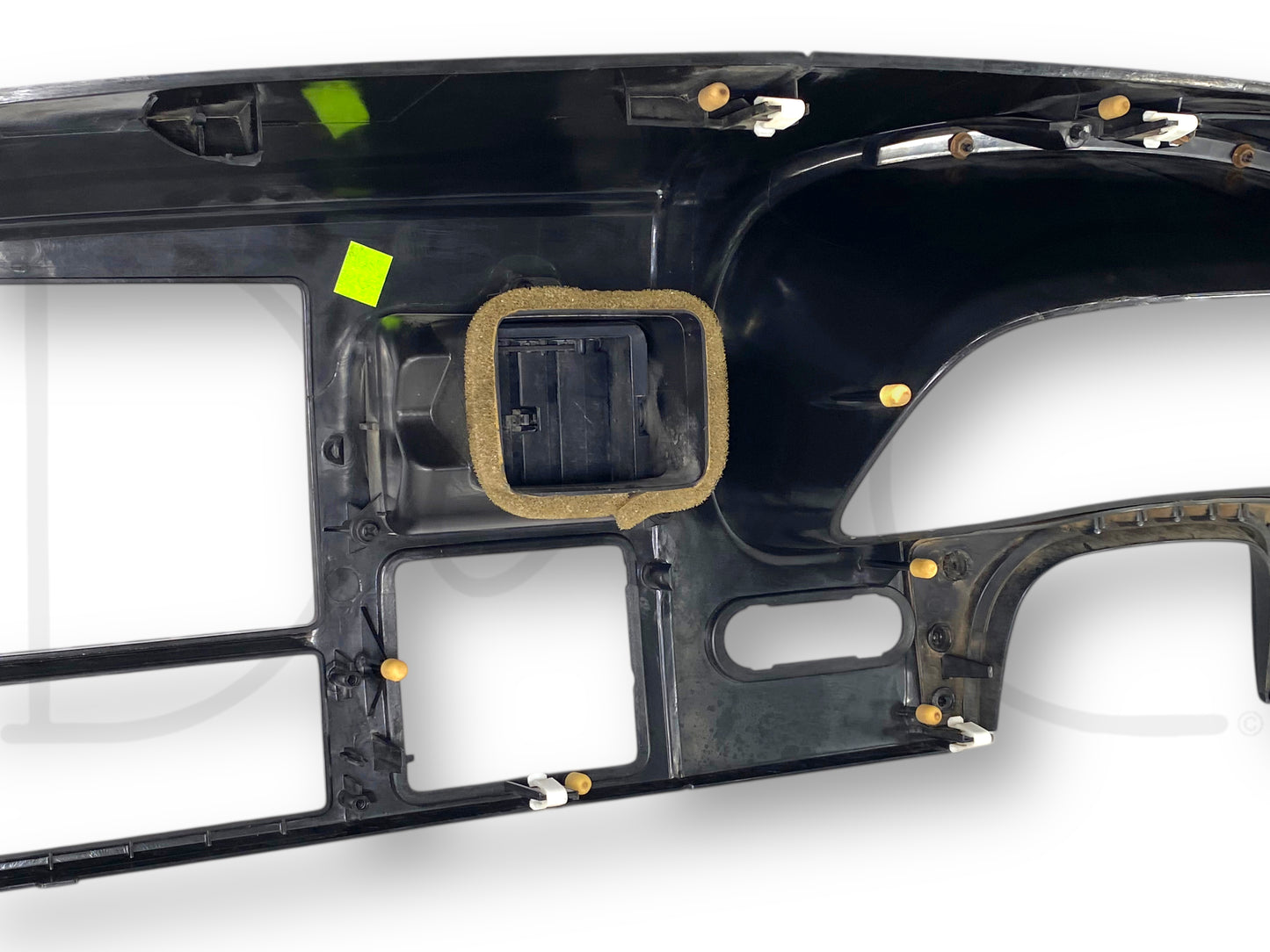 05-07 Ford F250 F350 Lariat Dash Bezel Radio Cluster Trim Panel Black / Wood