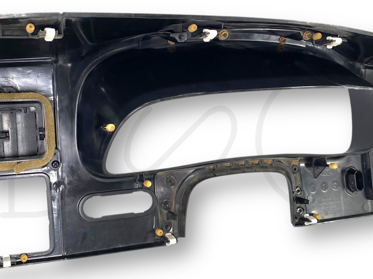 05-07 Ford F250 F350 Lariat Dash Bezel Radio Cluster Trim Panel Black / Wood