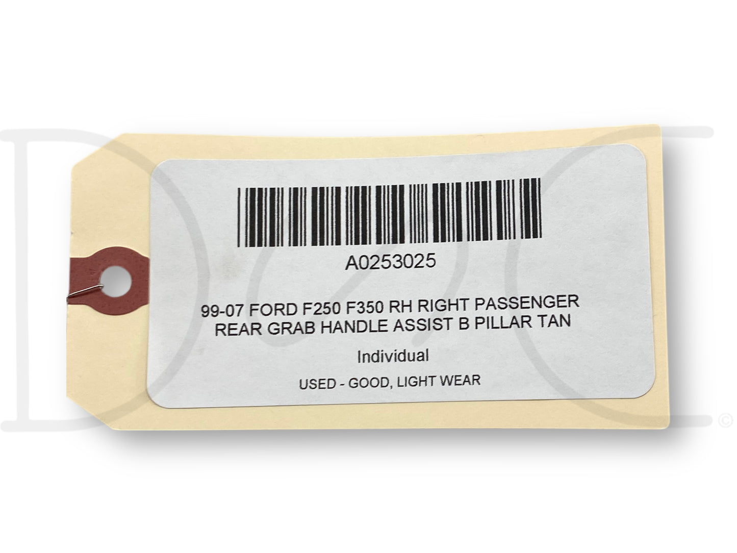 99-07 Ford F250 F350 RH Right Passenger Rear Grab Handle Assist B Pillar Tan