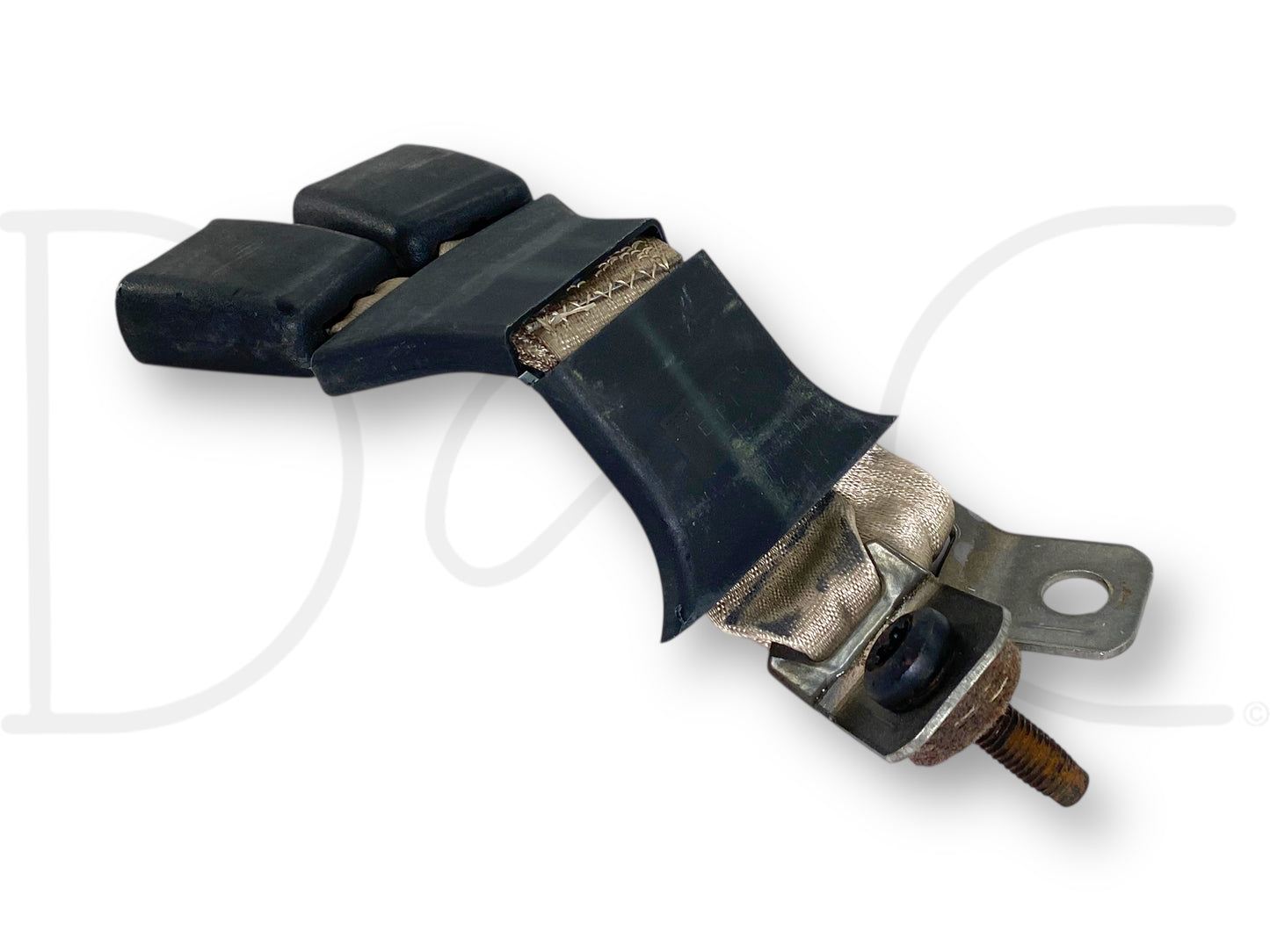 03-07 Ford F250 F350 Rear Seat Belt Seatbelt Latch Buckle Double Tan OE