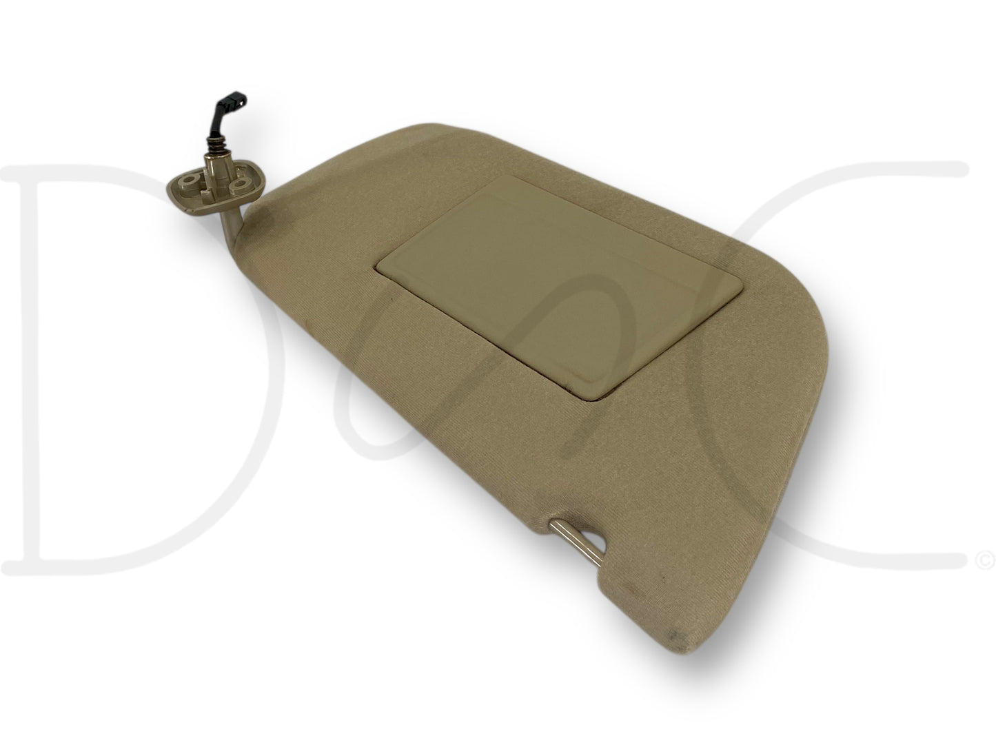 02-07 Ford F250 F350 RH Right Passenger Sun Visor Tan W/ Mirror OEM