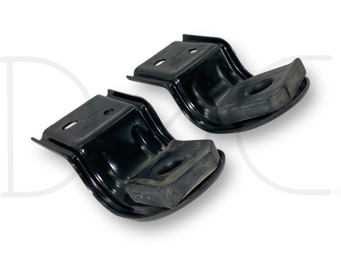 03-07 Ford F250 F350 Upper Radiator Mount Bracket Pair OE Brackets