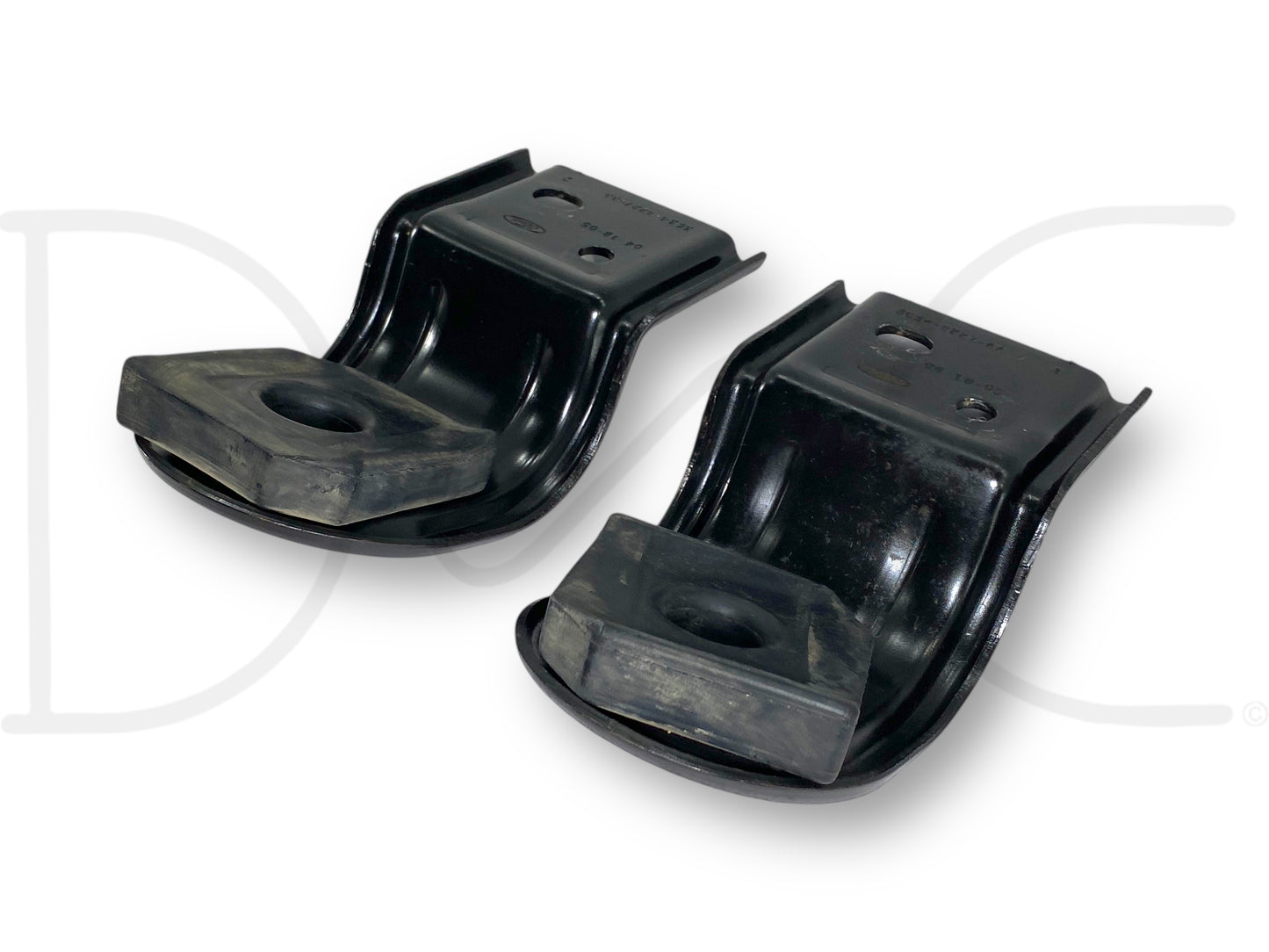 03-07 Ford F250 F350 Upper Radiator Mount Bracket Pair OE Brackets