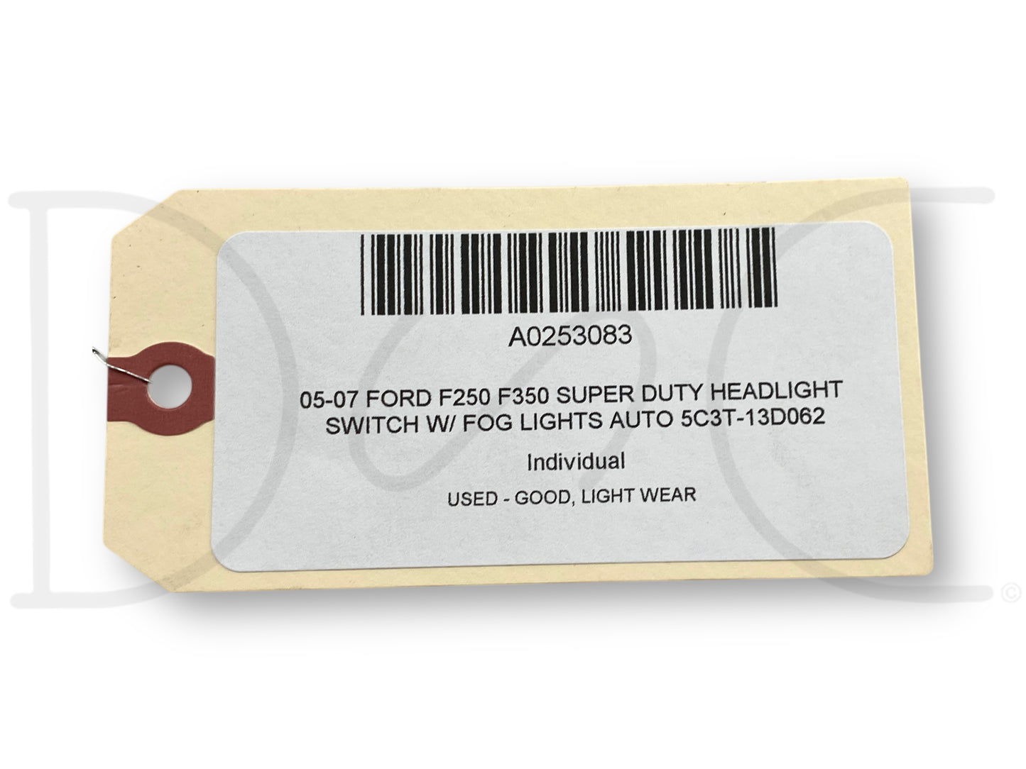 05-07 Ford F250 F350 Super Duty Headlight Switch W/ Fog Lights Auto 5C3T-13D062