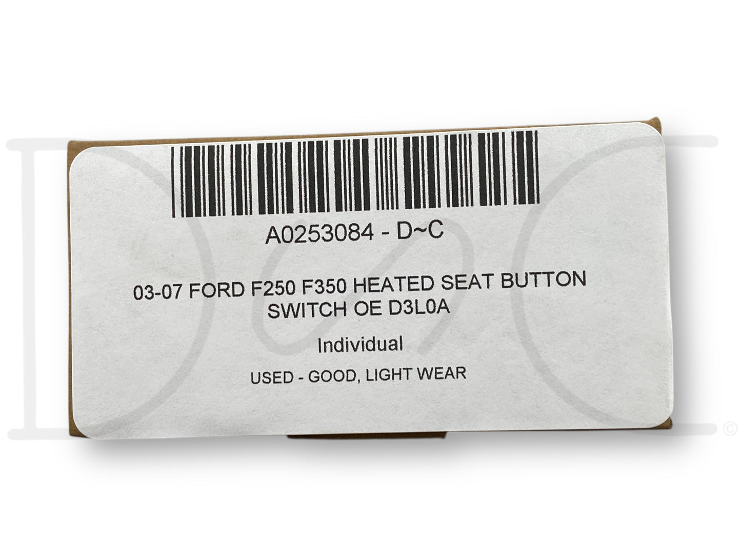 03-07 Ford F250 F350 Heated Seat Button Switch OE D3L0A