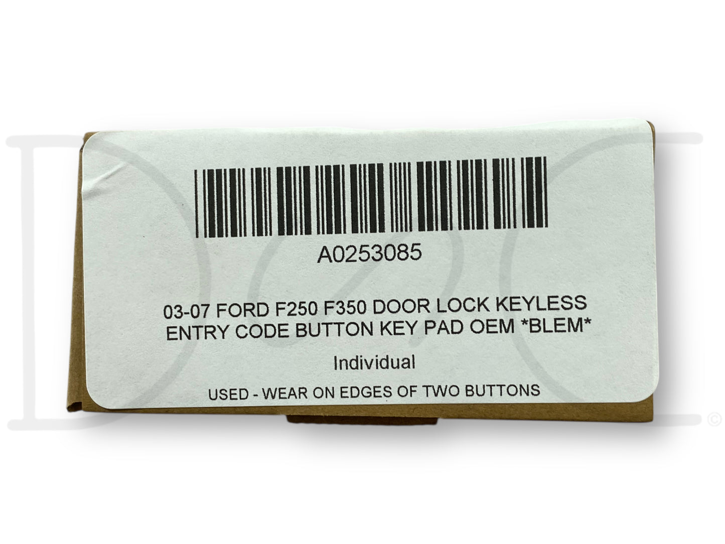 03-07 Ford F250 F350 Door Lock Keyless Entry Code Button Key Pad OEM *Blem*