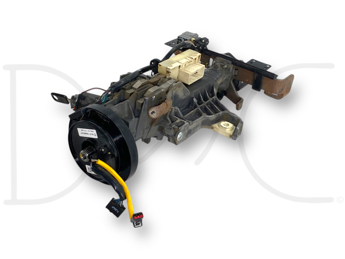 05-07 Ford F250 F350 Lariat Steering Column ZF6 Manual W/ Key & Clockspring OE