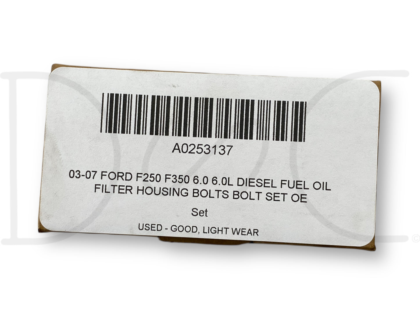 03-07 Ford F250 F350 6.0 6.0L Diesel Fuel Oil Filter Housing Bolts Bolt Set OE