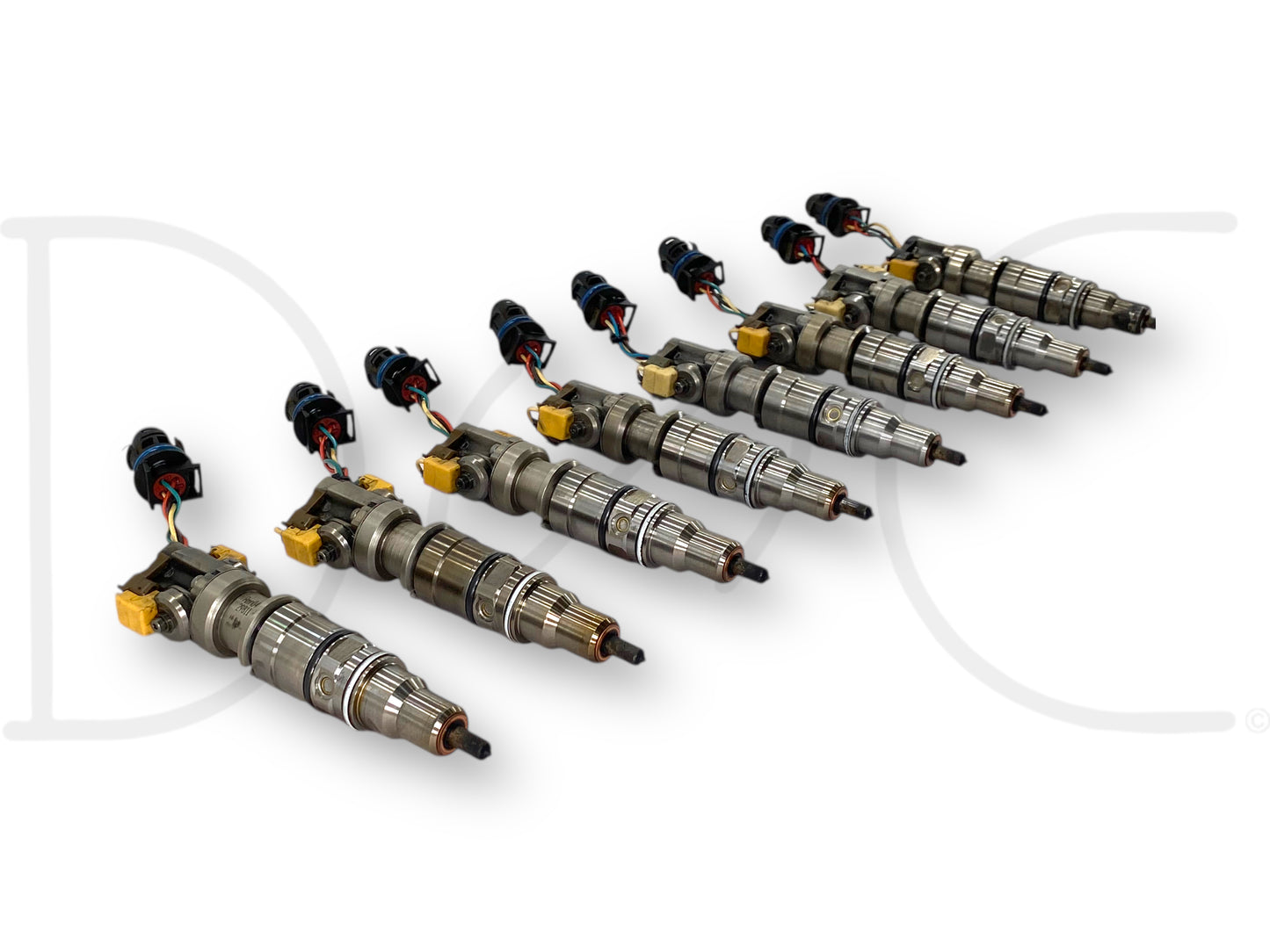 03-07 Ford F250 F350 6.0 6.0L Diesel Fuel Injector Set (8) Injectors *Cores*