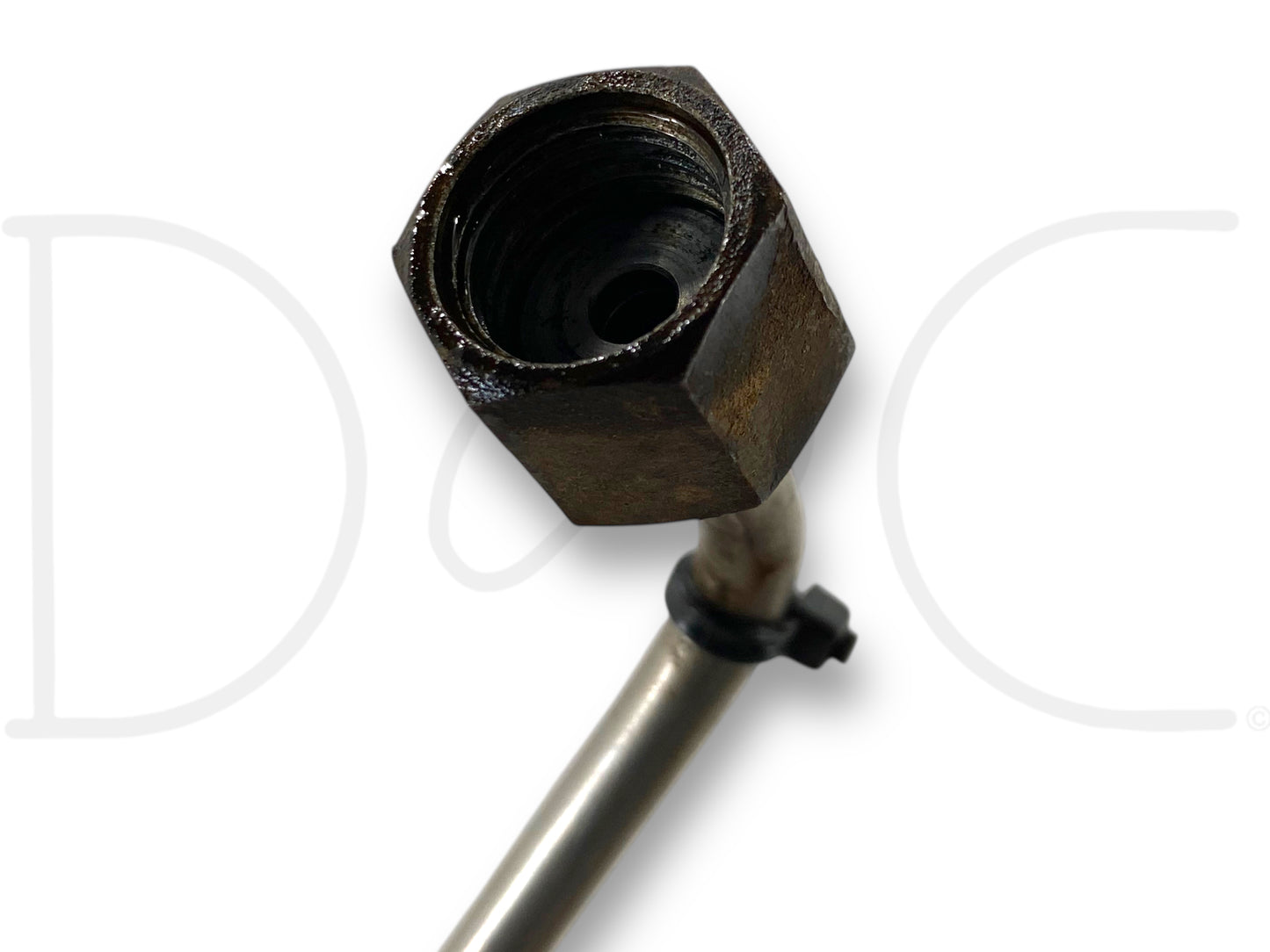 03-07 Ford F250 F350 6.0 6.0L Diesel RH Right Cylinder Head Fuel Supply Line OE