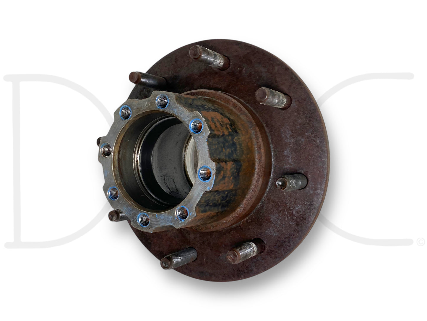 05-06 Ford F350 DRW Dually DANA 80 Rear Axle Wheel Hub 8 Lug OEM 5C34-1109-C