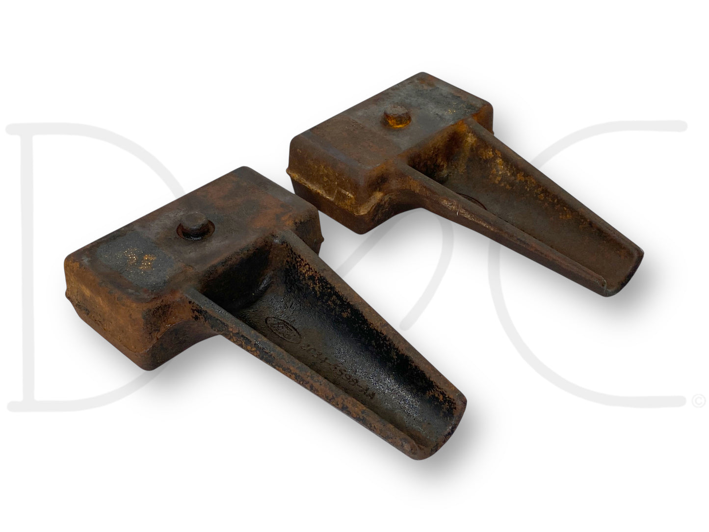 99-07 Ford F250 F350 OE Leaf Spring Spacer Lift Block Set 1-78" 2C34-5598-Aa