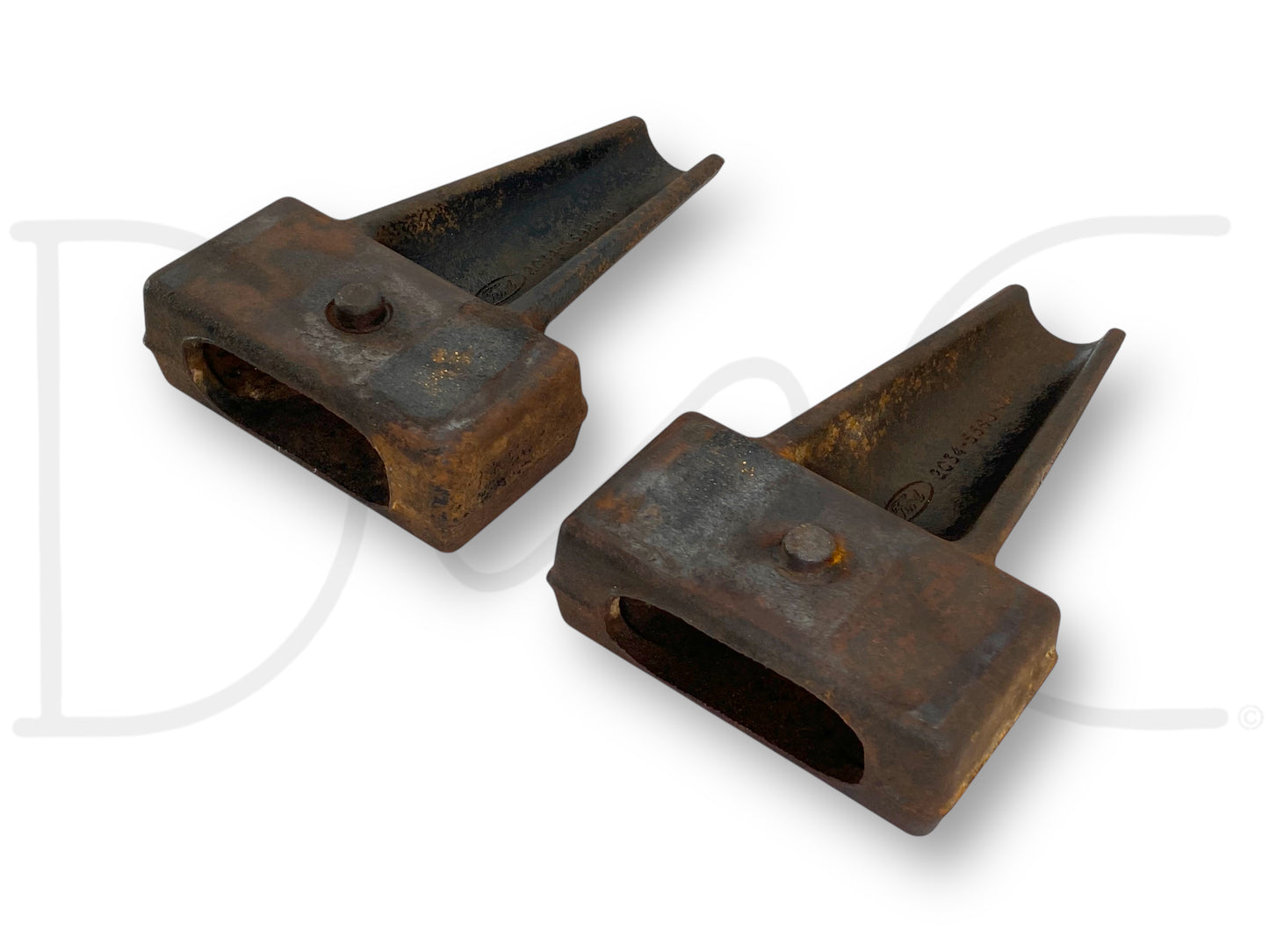 99-07 Ford F250 F350 OE Leaf Spring Spacer Lift Block Set 1-78" 2C34-5598-Aa