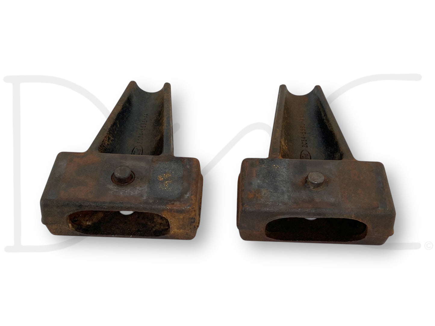 99-07 Ford F250 F350 OE Leaf Spring Spacer Lift Block Set 1-78" 2C34-5598-Aa