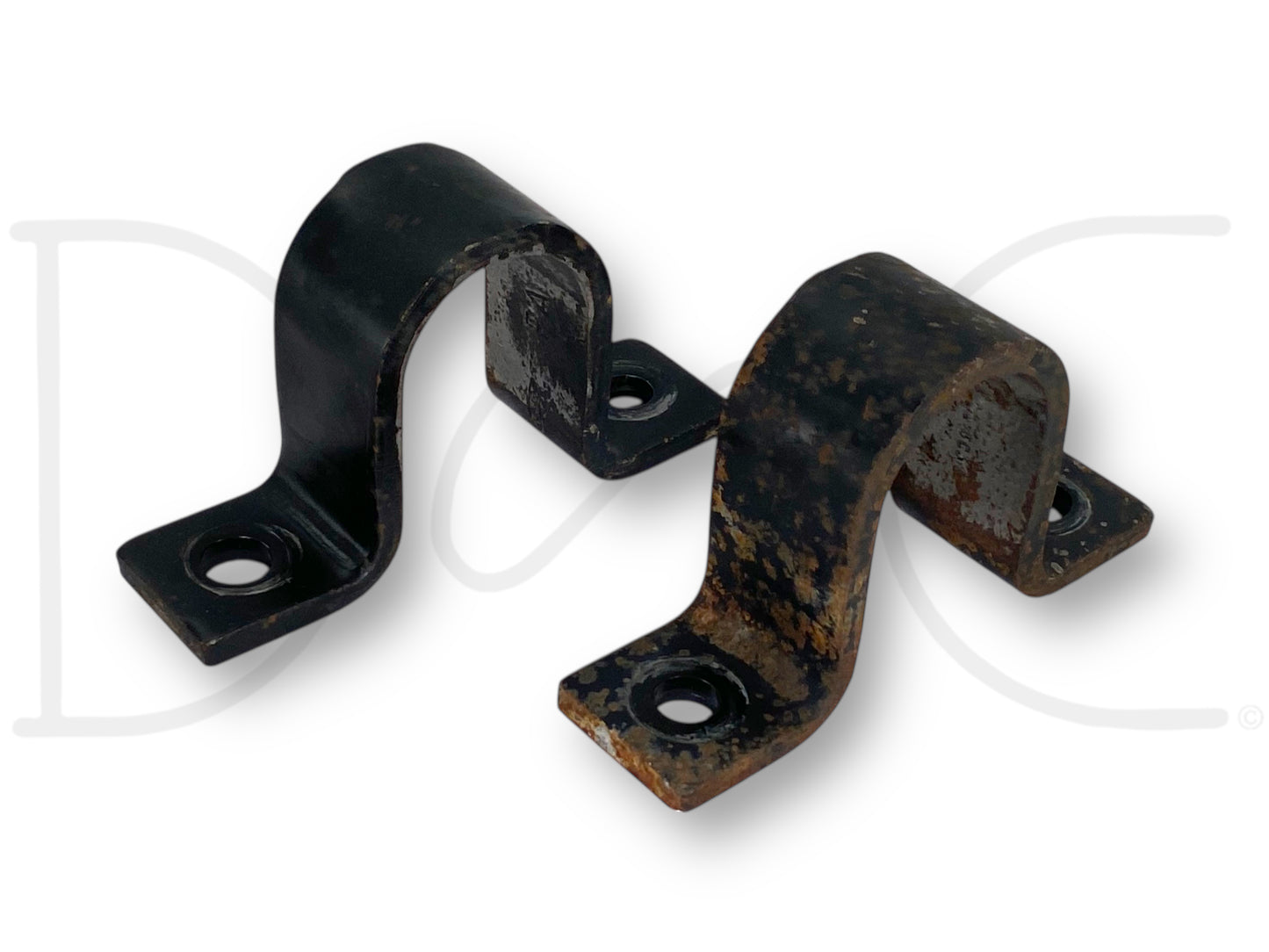 05-07 Ford F250 F350 Front Axle Sway Bar Bushing Brackets Bracket Set OE